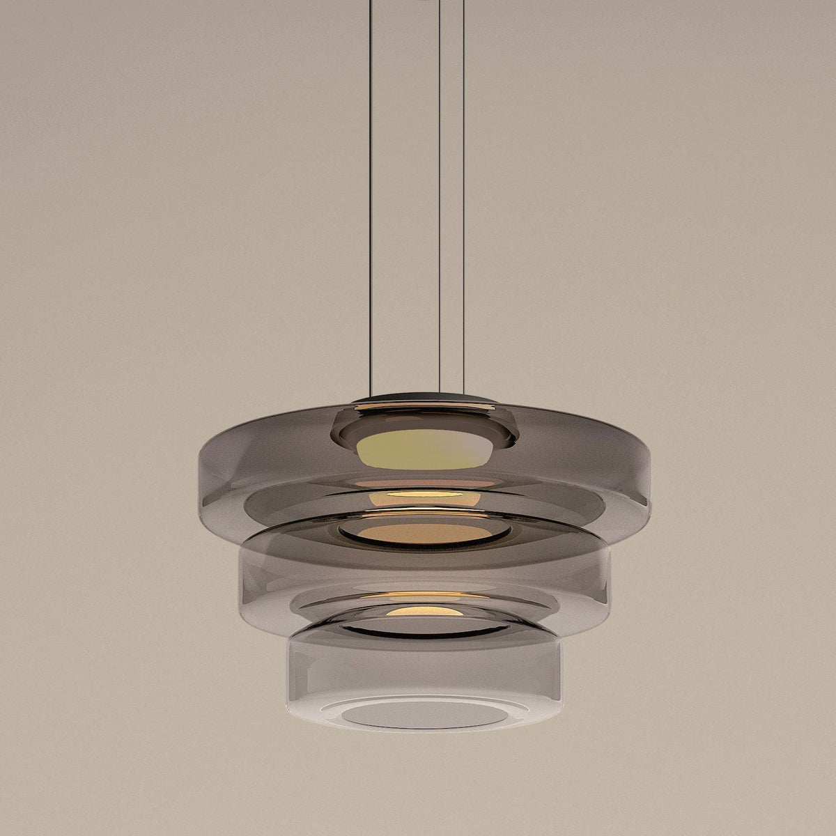 Jojo Suspension Verre Structure à Plusieurs Niveaux - Neutralighting