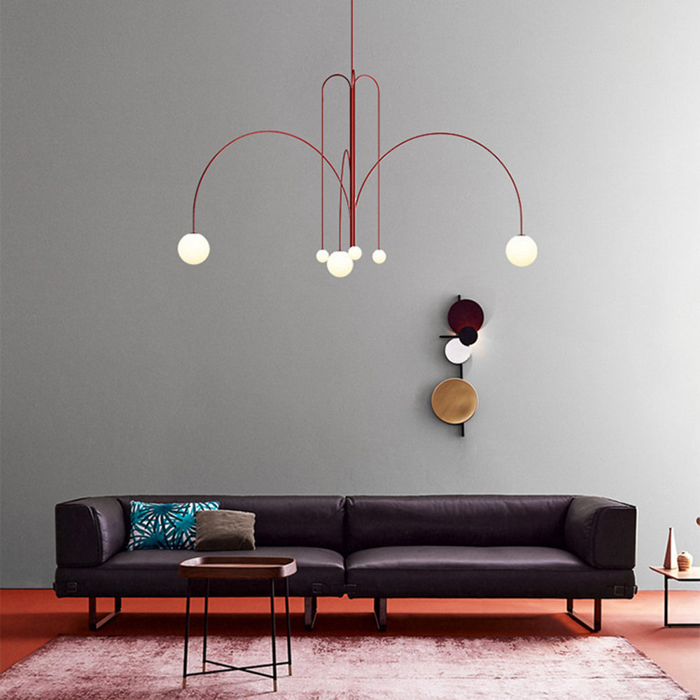 Monica Suspension Multi Simple Verre Chambre à Coucher/Salon - Neutralighting