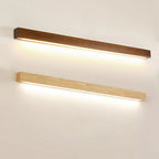 Minimalist Wooden Linear Wall Light