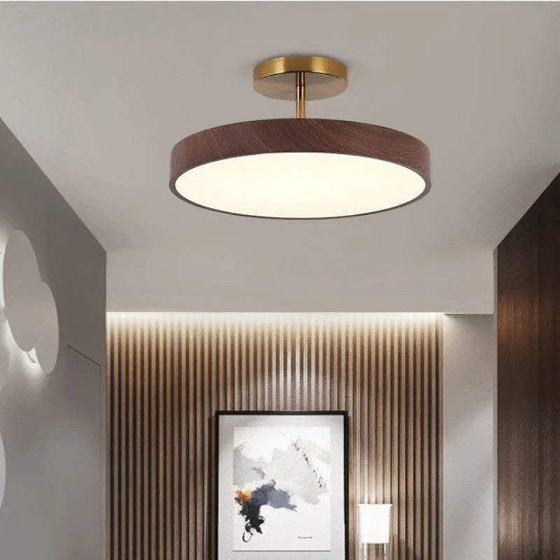 Scandinavian Wooden Ceiling Light