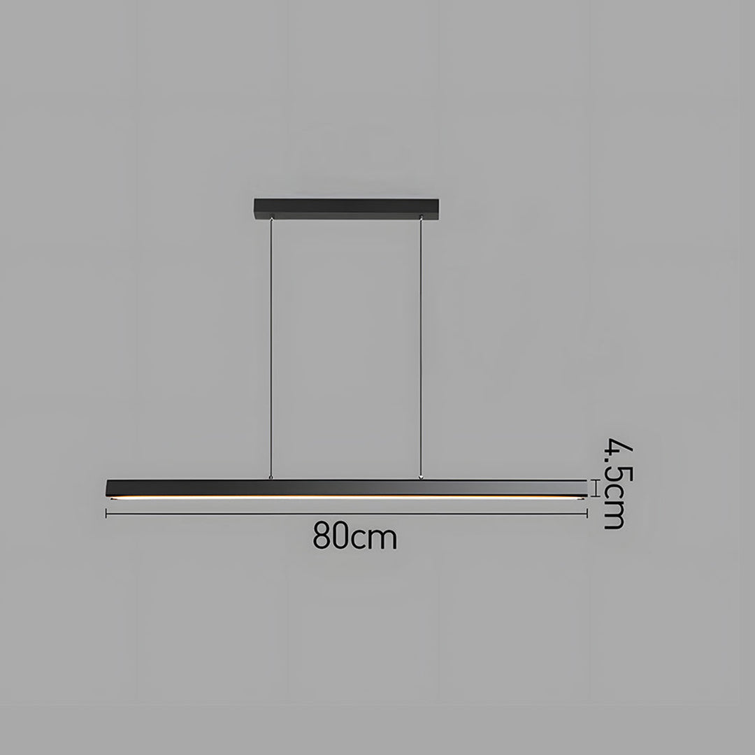 Linear LED Pendant Lamp – Minimalist Functional Design For Dining And Workspaces