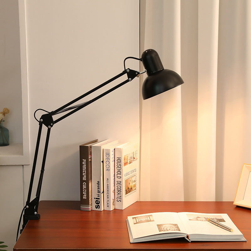 LED Clip On Table Lamp Metal Iron | Modern Minimalist Style | Precision Focused Lighting for Desks, Shelves and Workspaces