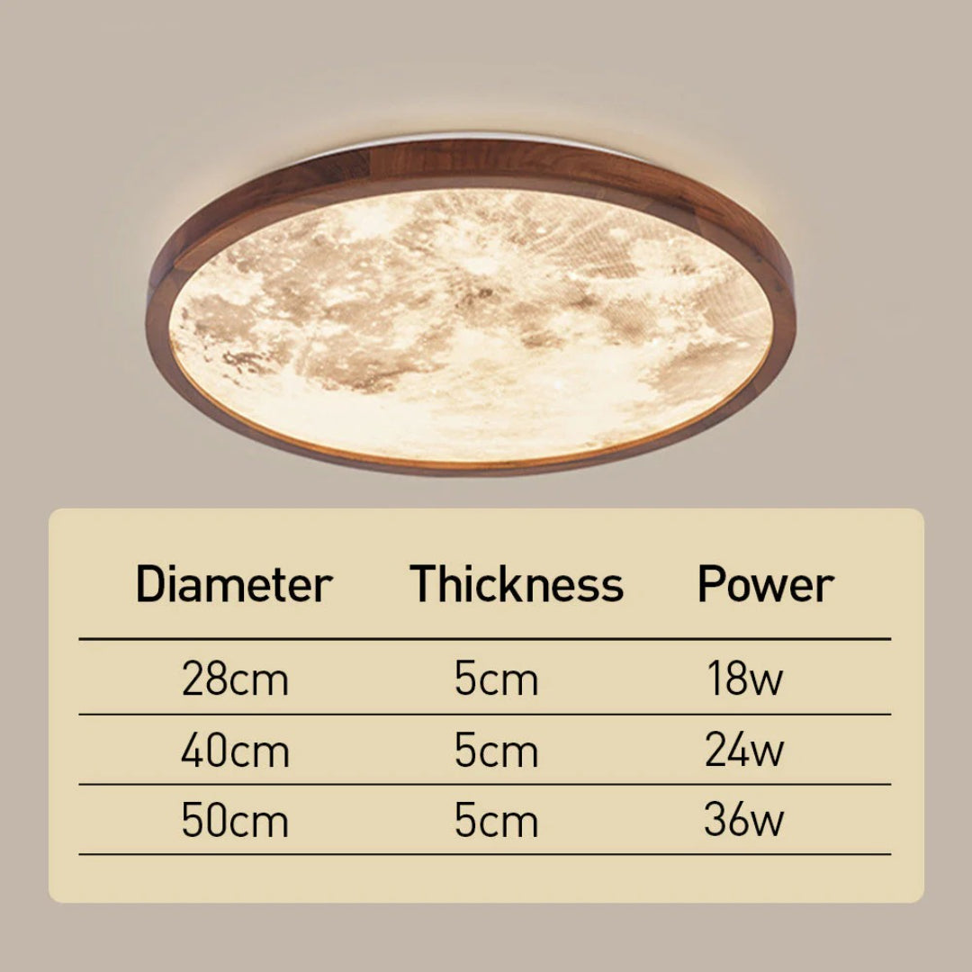 Modern Moon LED Ceiling Light