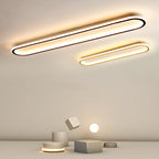 Sana Plafonnier Ovale Minimaliste Noir/Or/Doré Rosé - Neutralighting