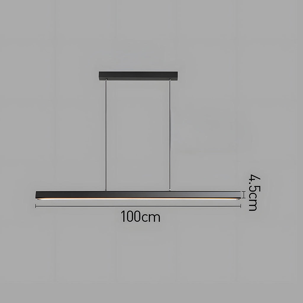 Linear LED Pendant Lamp – Minimalist Functional Design For Dining And Workspaces