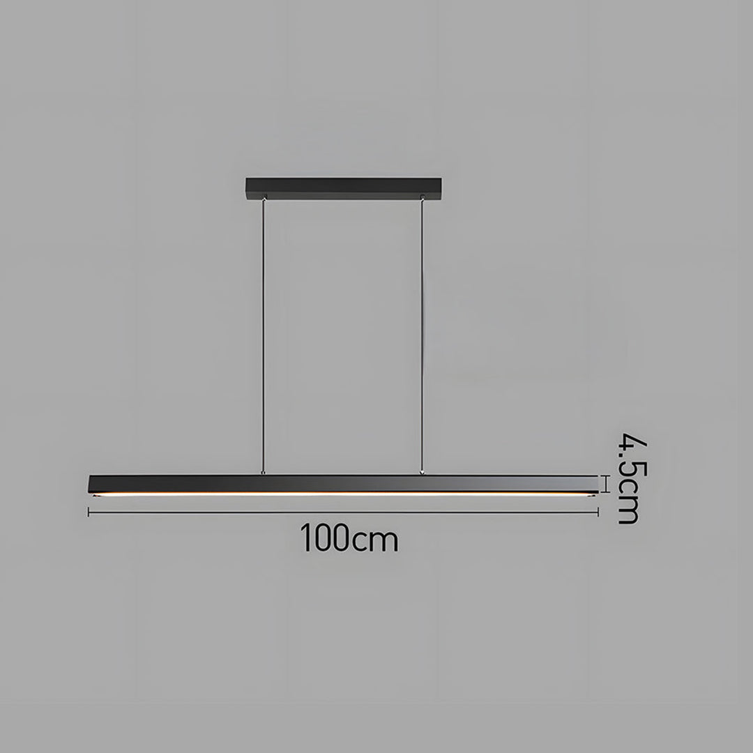 Linear LED Pendant Lamp – Minimalist Functional Design For Dining And Workspaces