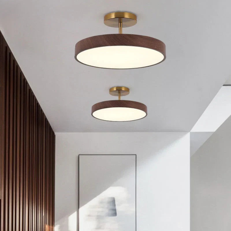 Scandinavian Wooden Ceiling Light