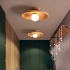 Wooden Globe Ceiling Light