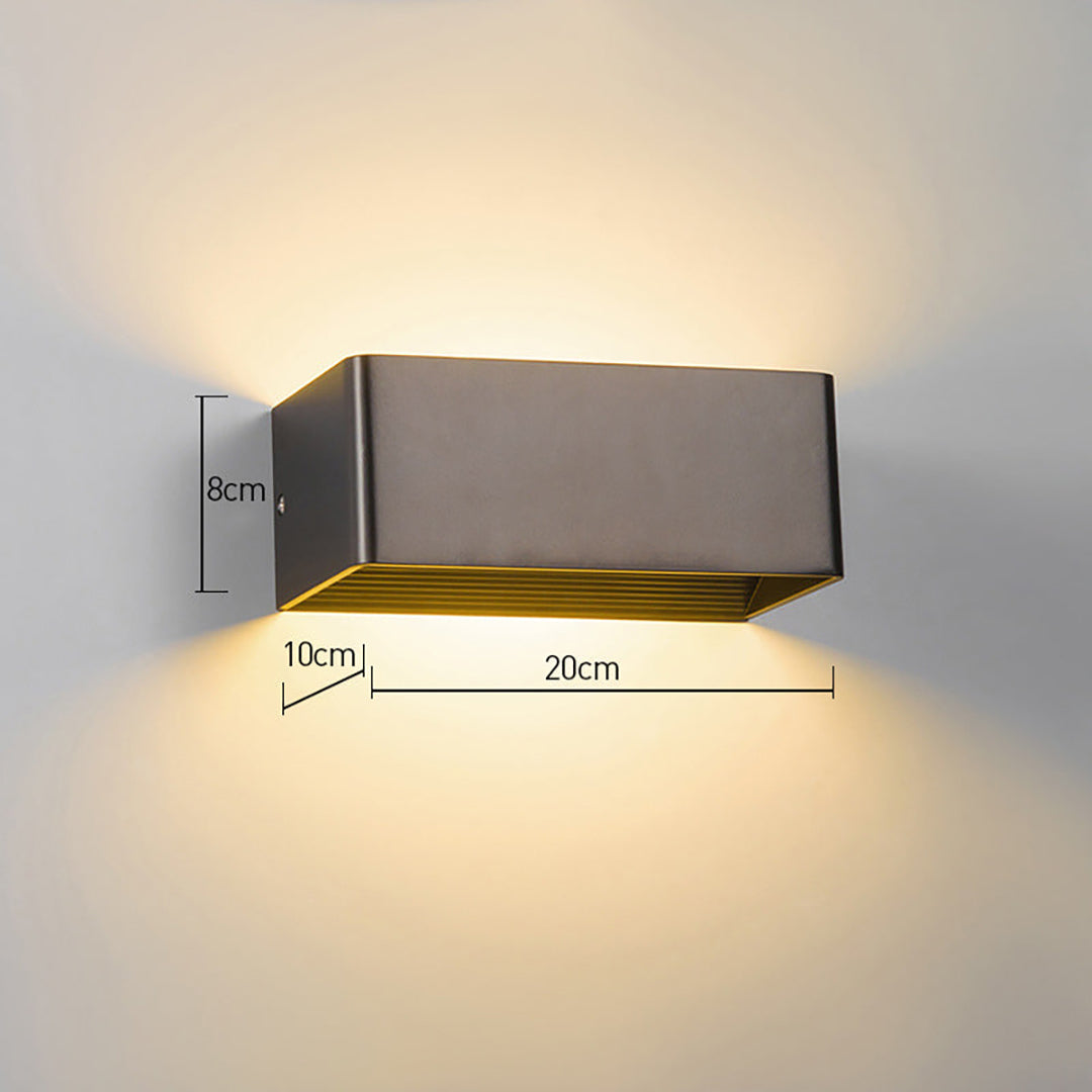 Square Wall Lamp – Modern Minimalist Indirect Lighting Design