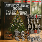 The Gearhead's Christmas Garage 2026 Advent Calendar 24-day Tool-Themed Surprise Blind Box For Car Enthusiasts DIY Holidays