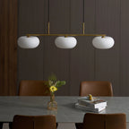 Linear Triple Glass Pendant Light