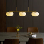 Linear Triple Glass Pendant Light