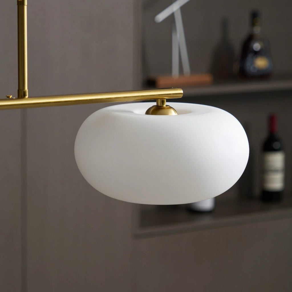 Linear Triple Glass Pendant Light