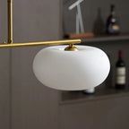 Linear Triple Glass Pendant Light