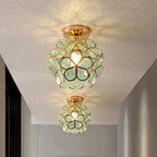 Green Glass Retro Pendant Lamp – Lismeno Vintage Style