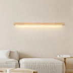 Minimalist Wooden Linear Wall Light