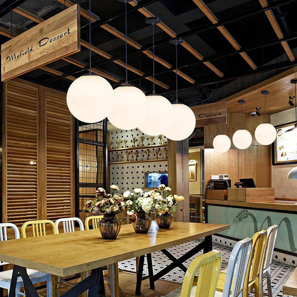 Triple Globe Pendant Light