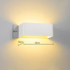 Square Wall Lamp – Modern Minimalist Indirect Lighting Design