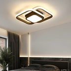 Contemporary Double Ring Ceiling Light