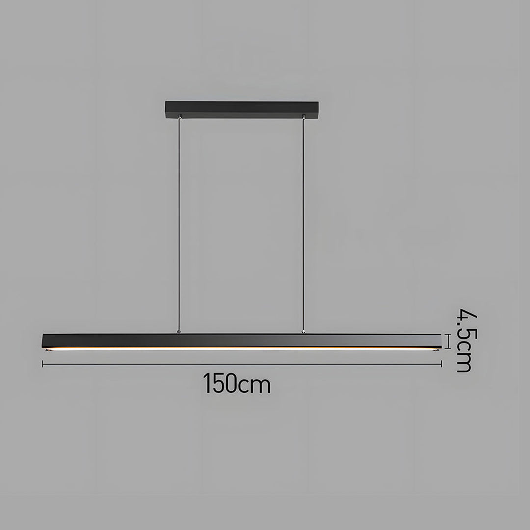 Linear LED Pendant Lamp – Minimalist Functional Design For Dining And Workspaces