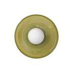 Round Metal Glass Light Fixture