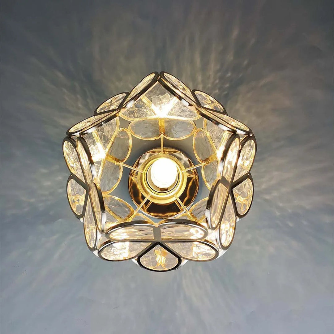 Green Glass Retro Pendant Lamp – Lismeno Vintage Style