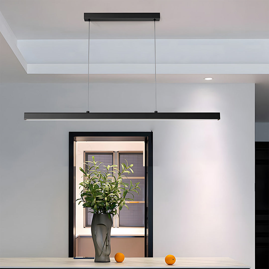 Linear LED Pendant Lamp – Minimalist Functional Design For Dining And Workspaces