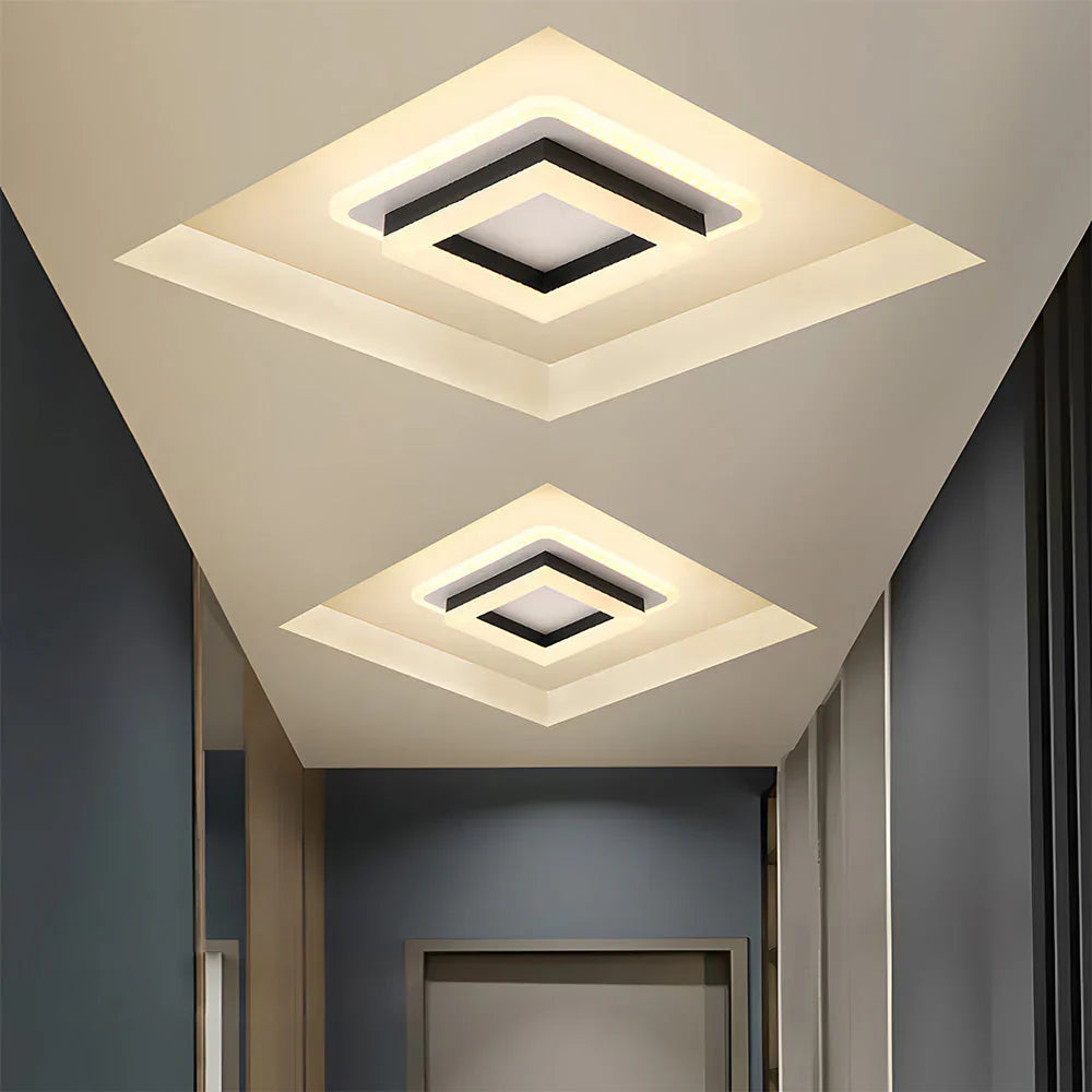 Scandinavian Square LED Ceiling Light