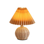 Nordic Rattan Table Lamp