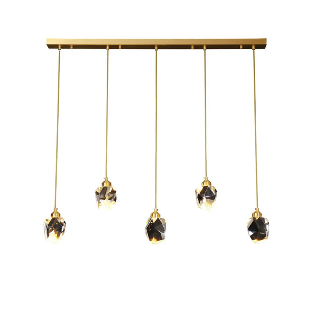 Crystal Brass Pendant Light