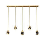 Crystal Brass Pendant Light