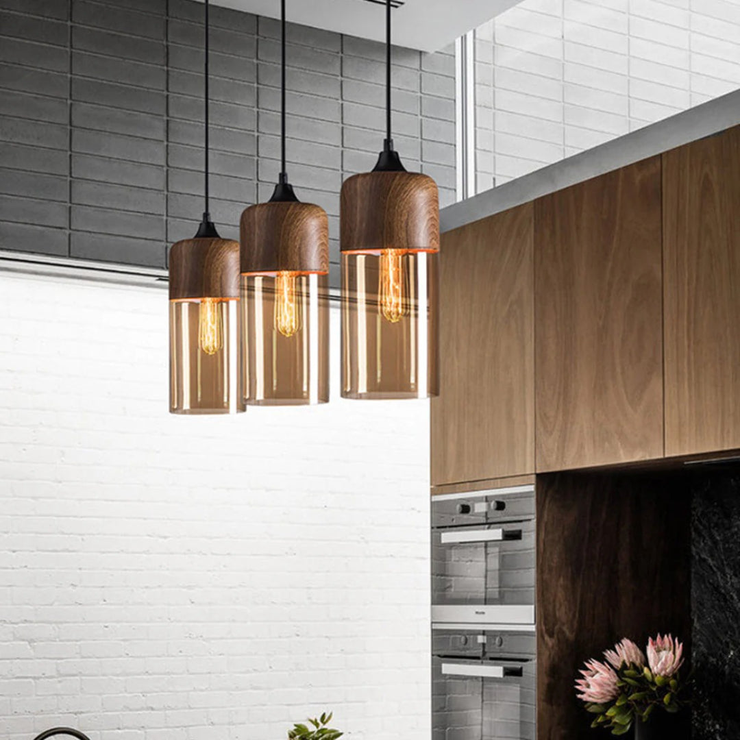 Scandinavian Glass Pendant Light