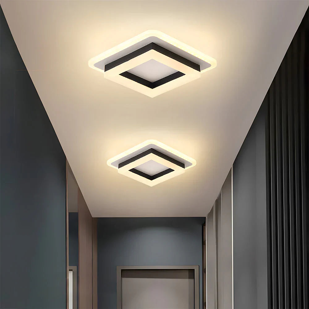 Scandinavian Square LED Ceiling Light