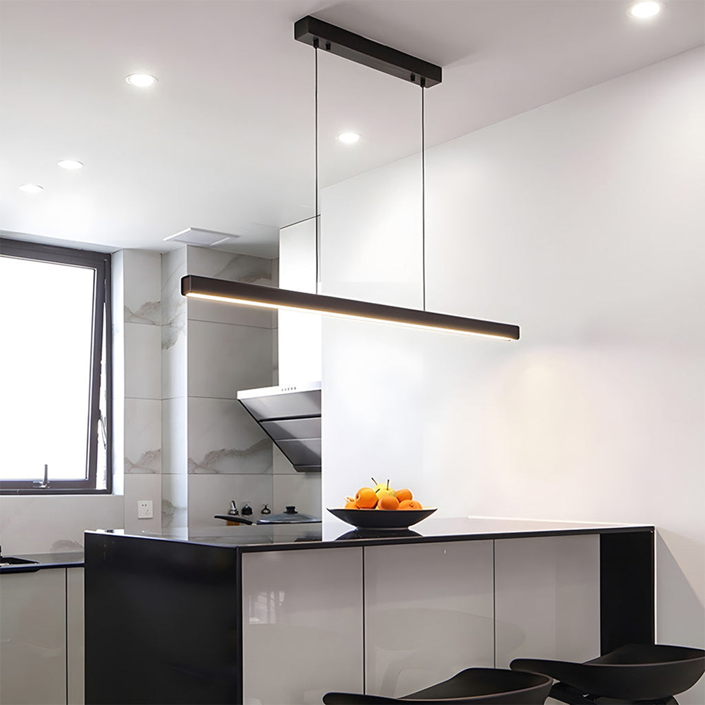 Linear LED Pendant Lamp – Minimalist Functional Design For Dining And Workspaces