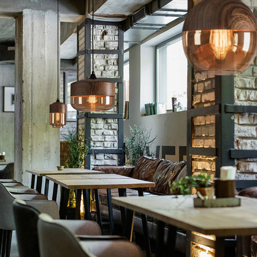 Scandinavian Glass Pendant Light
