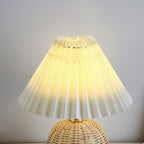Nordic Rattan Table Lamp