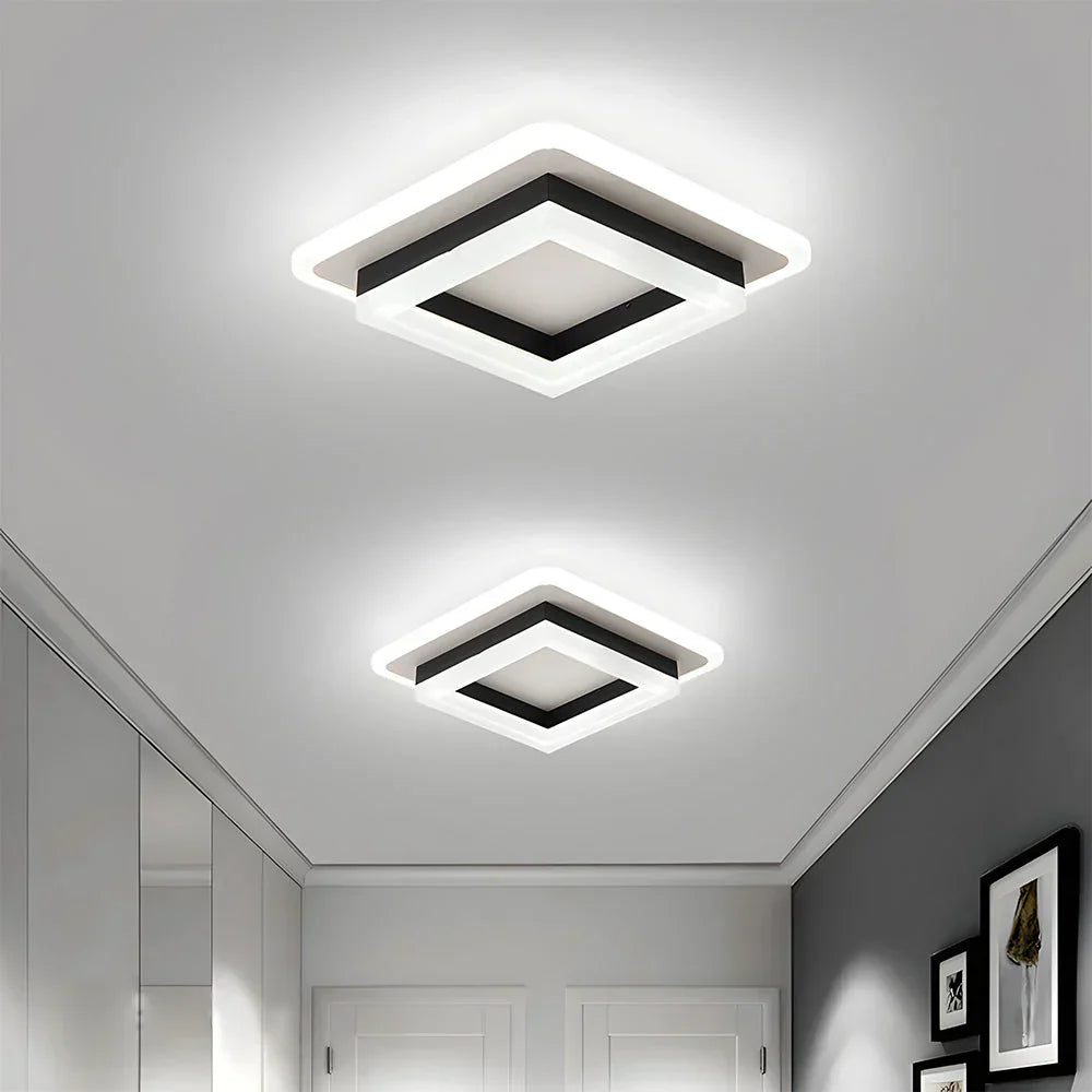 Scandinavian Square LED Ceiling Light