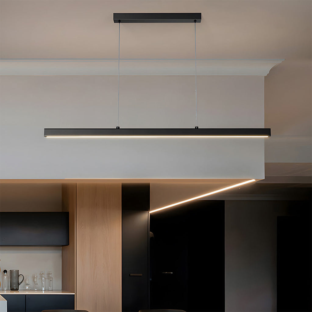 Linear LED Pendant Lamp – Minimalist Functional Design For Dining And Workspaces
