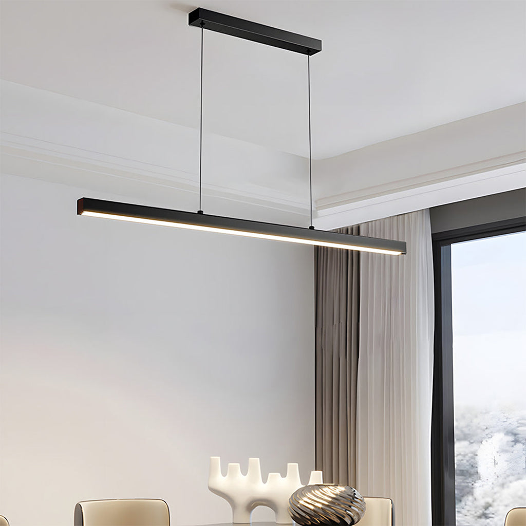 Linear LED Pendant Lamp – Minimalist Functional Design For Dining And Workspaces