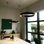 Circular LED Metal Pendant Light