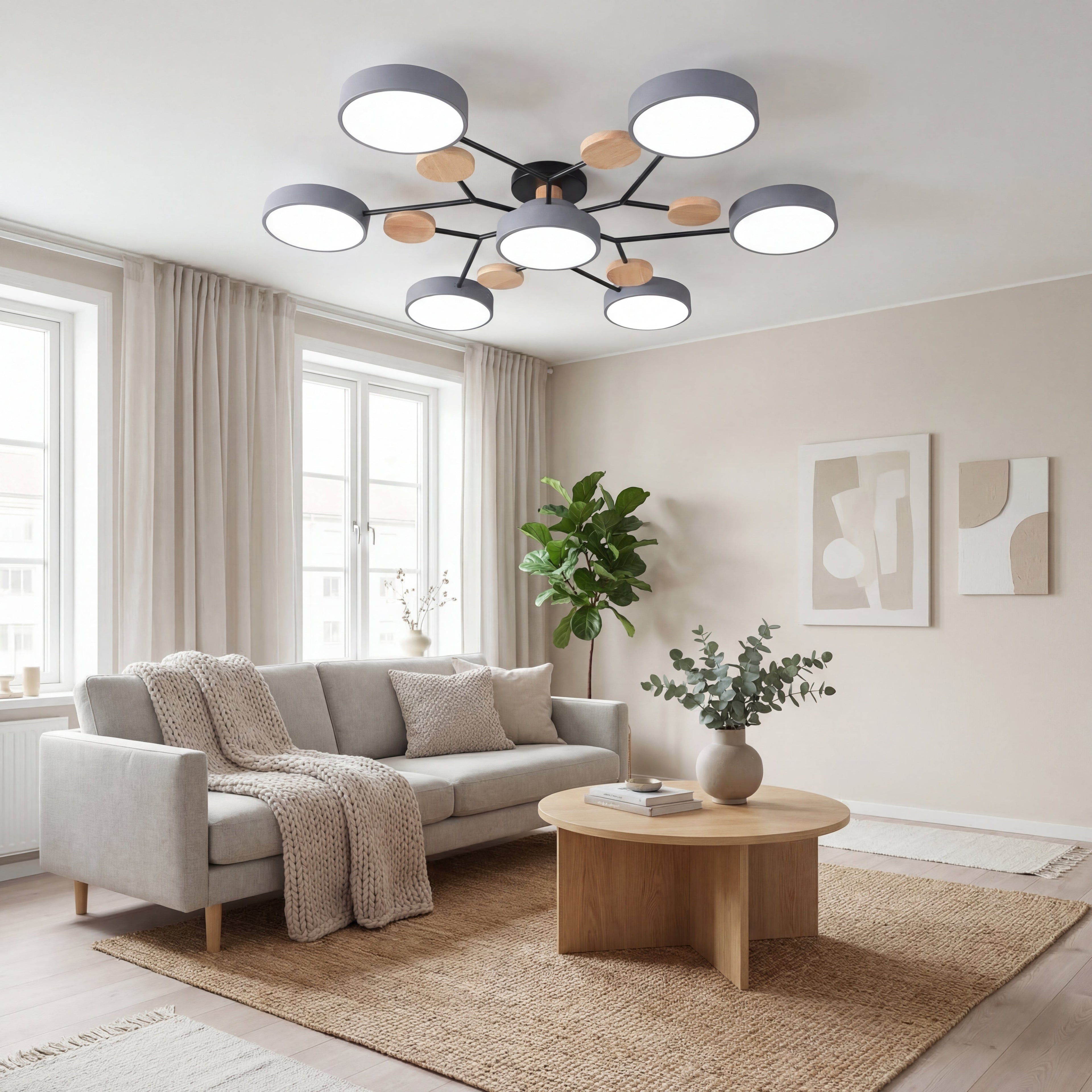 Modern Iron LED Ceiling Light