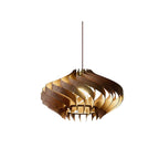 Japandi Wooden Pendant Light