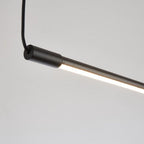 Zynar Suspension Linéaire Minimaliste Noir Chambre - Neutralighting