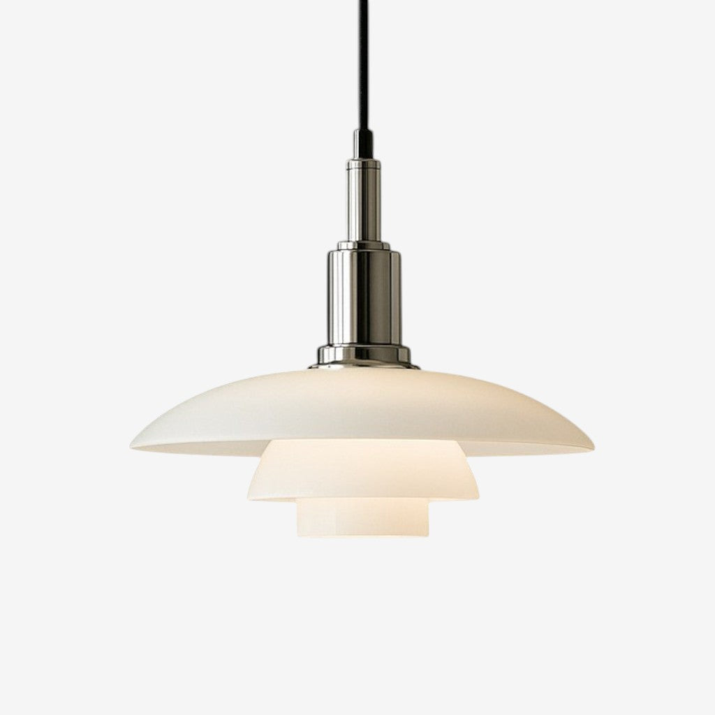 Sculpted Metal Pendant Lamp – Danish Scandinavian Minimalist Design