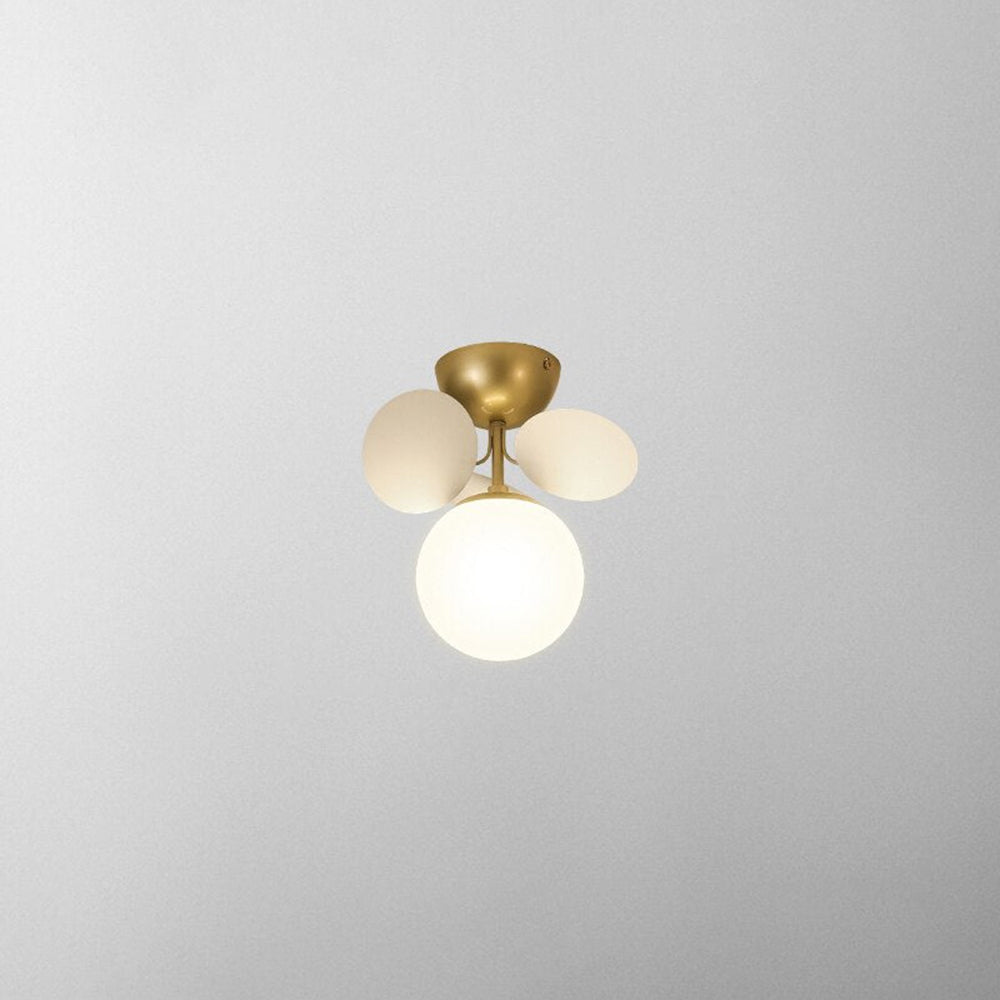 LED Ceiling Light Metal Glass and Acrylic Branch Design | Nature Inspired Style | Modern Botanical Interior Lighting
