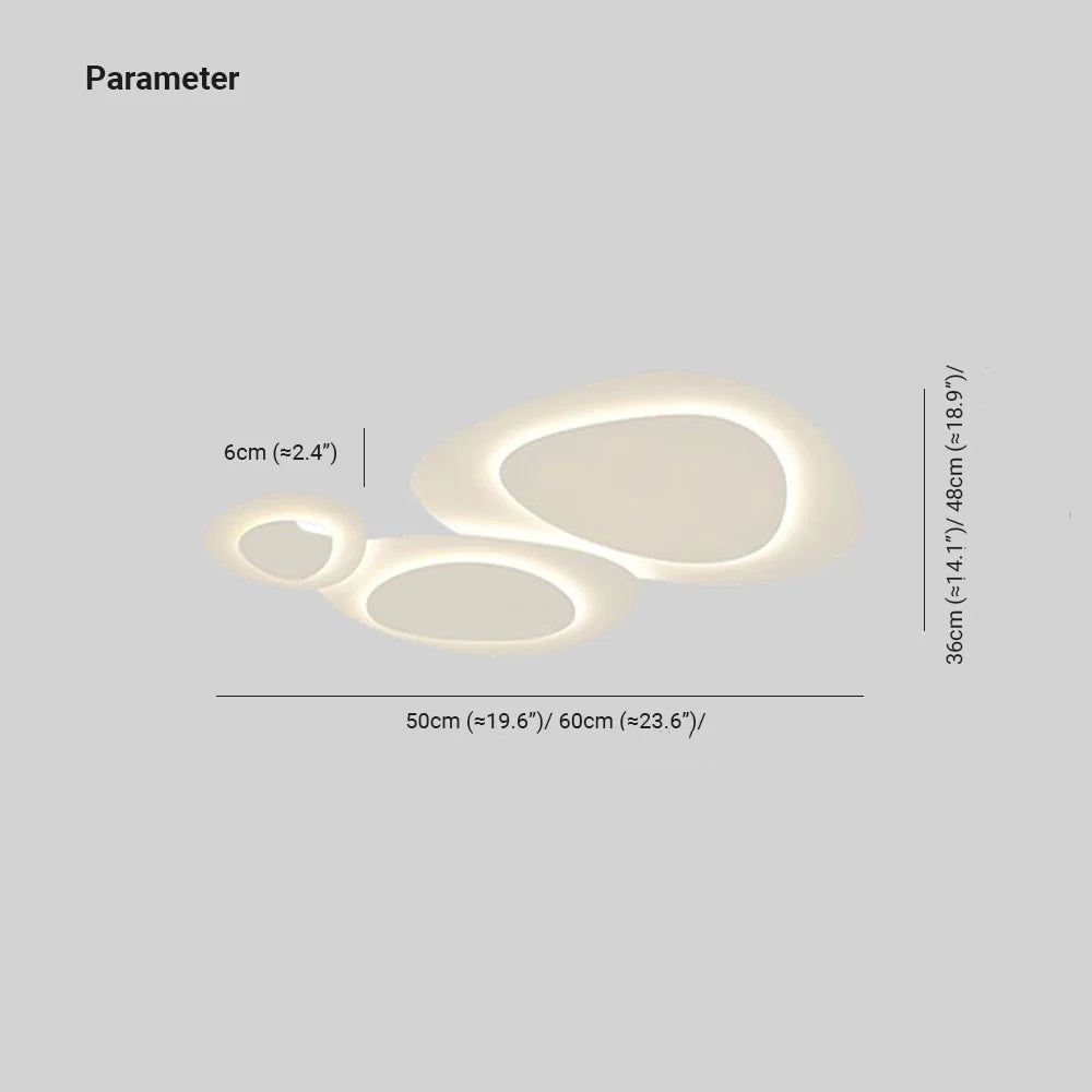 Jurel Plafonnier Nuage Blanc Chambre A Couche - Neutralighting