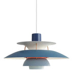 Contemporary Layered Metal Pendant Light