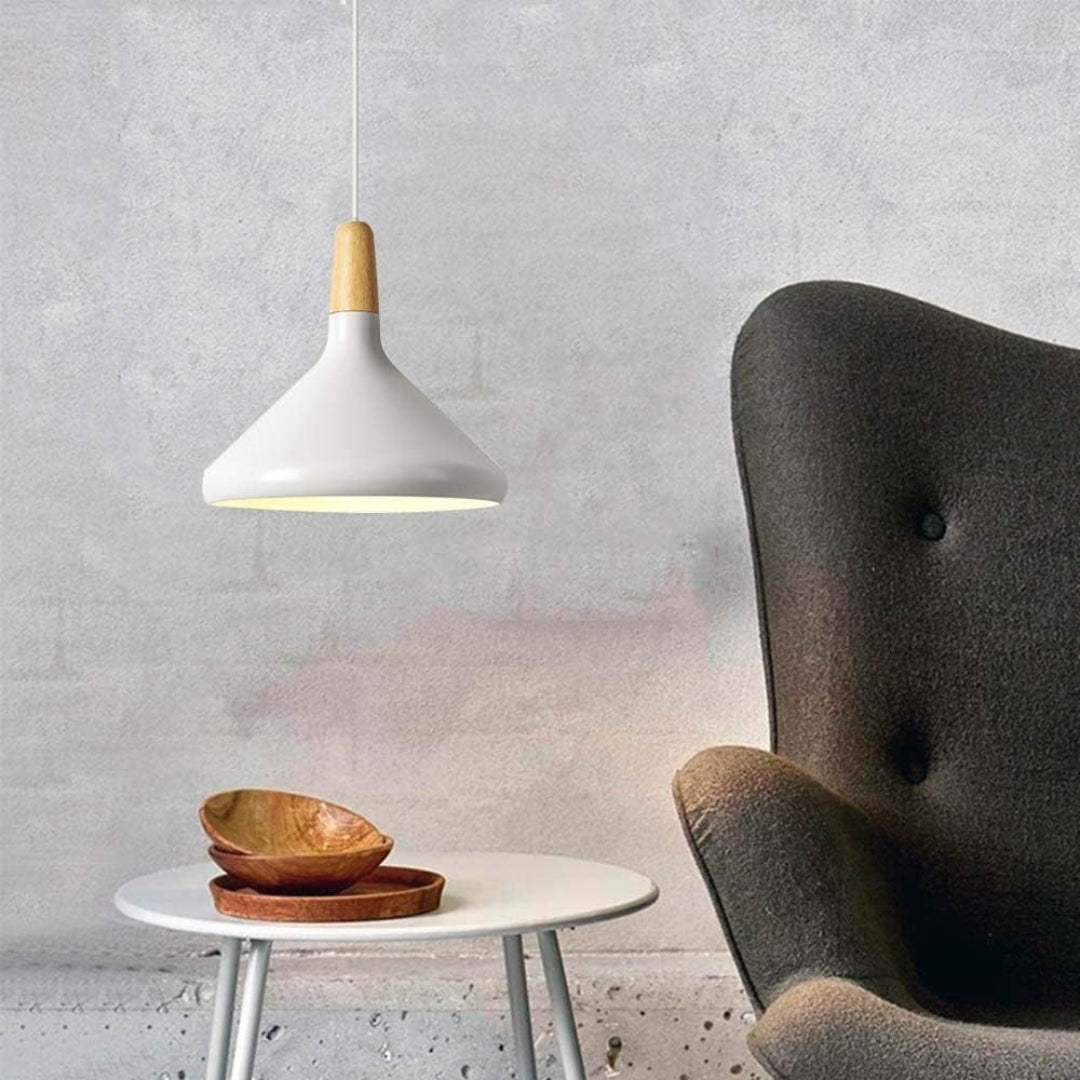 Scandinavian Wooden Pendant Light