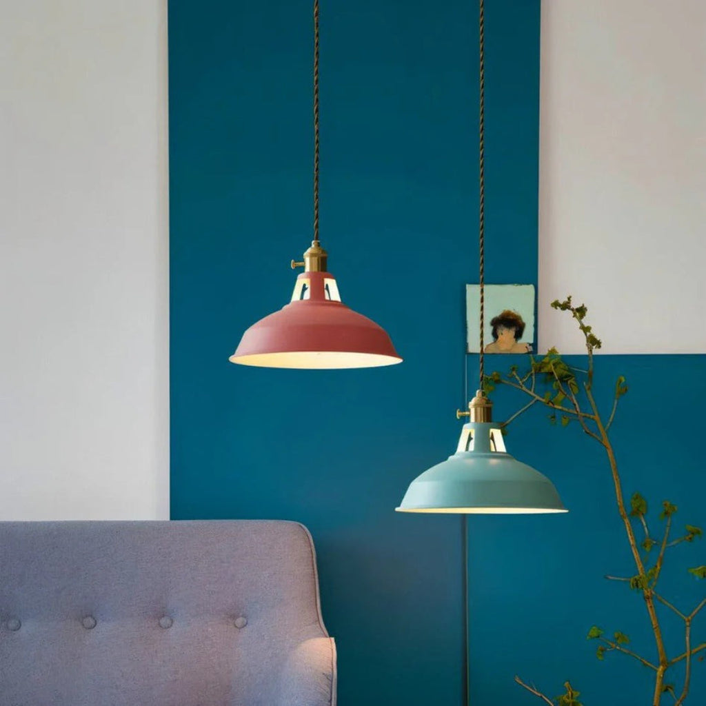 Industrial Metal Pendant Light