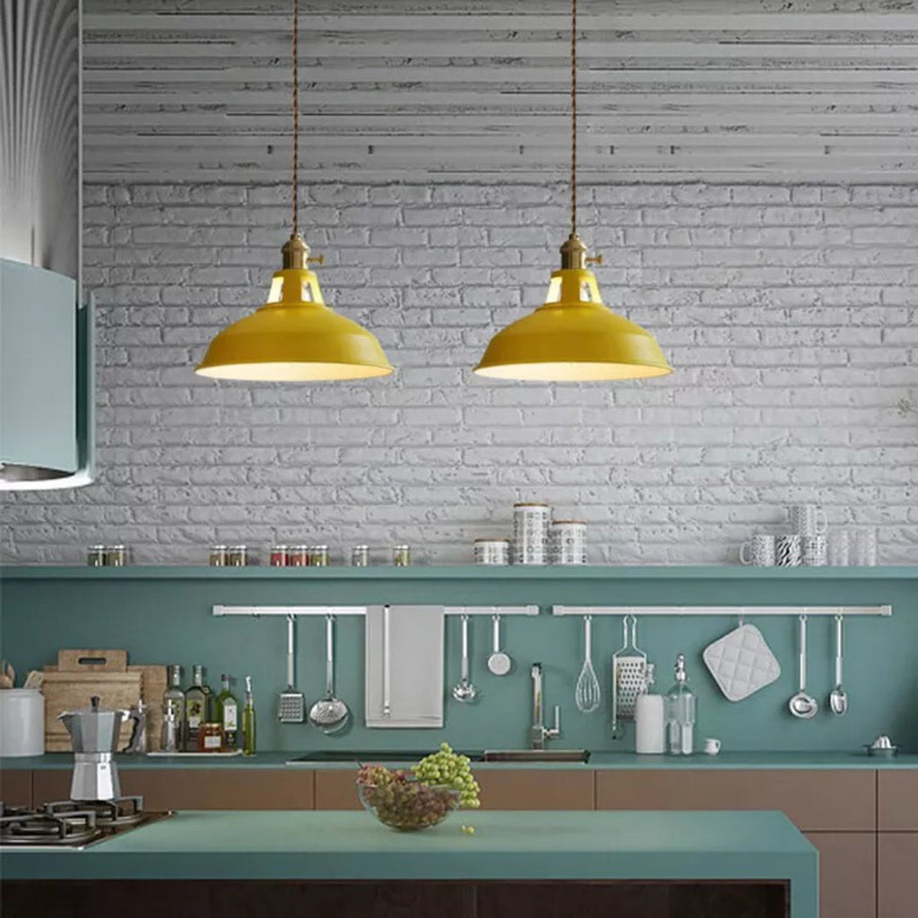 Industrial Metal Pendant Light